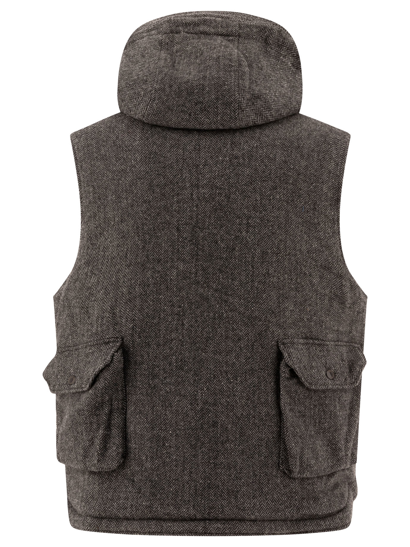 ENGINEERED GARMENTS Grey Field vest jacket